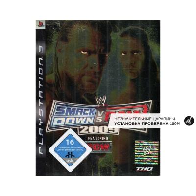 WWE SmackDown vs. Raw 2009 Steelbook Edition (PS3, б/у, незнач.царап.)