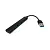 Разветвитель USB (Hub) QC07, 4 порта USB 2.0 (черный)