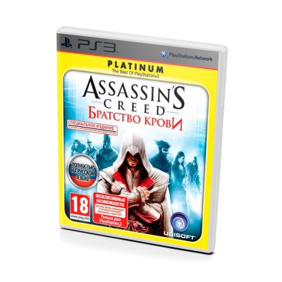 Assassins Creed Братство крови. Специальное Издание Platinum (PS3, б/у, рус.)