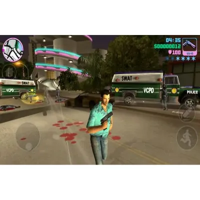 Grand Theft Auto GTA Vice City (PS2, б/у, множ.царап., уст. на 100%) обложка из Double Pack