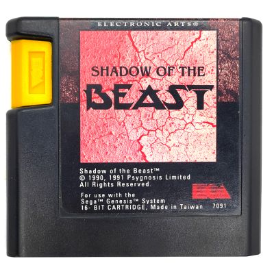 Картридж Genesis Shadow of the Beast (б/у) в боксе