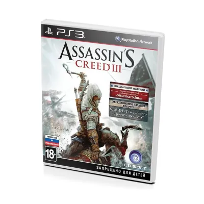 Assassins Creed III (3) Специальное Издание (PS3, б/у, рус.)