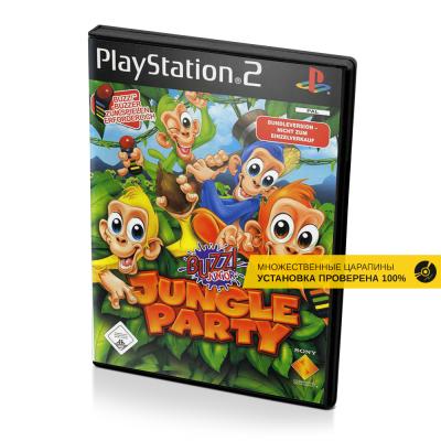 Buzz! Junior Jungle Party (PS2, б/у, множ.царап., устанавливается на 100%)