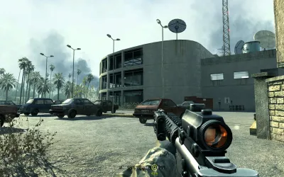 Call of Duty 4 Modern Warfare (Xbox 360/One/Series, б/у, без обложки, множ.царап.)