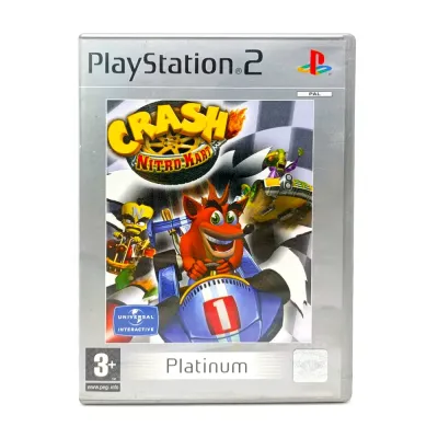 Crash Nitro Kart Platinum (PS2, б/у, множ.царап., устанавливается на 100%)