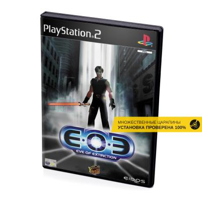 EOE Eve of Extinction (PS2, б/у, множ.царап., устанавливается на 100%)