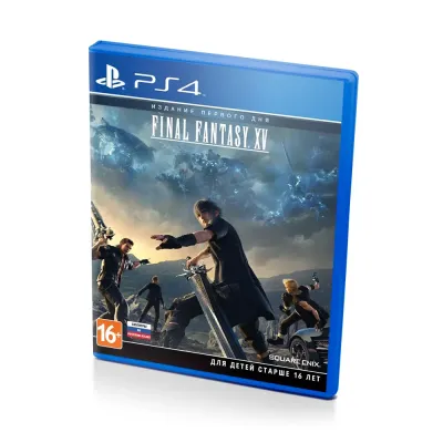 Final Fantasy XV (15) Издание первого дня (PS4/PS5, б/у, рус.) русская обложка