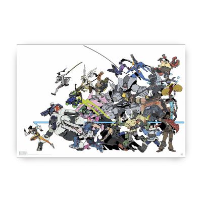 Постер Overwatch All Characters (91.5x61) ABYDCO444