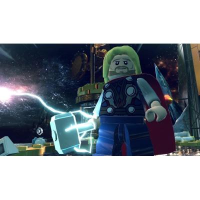 LEGO Marvel Мстители (Xbox 360, б/у, рус., без обложки, множ.царап.,устанавливается на 100%)