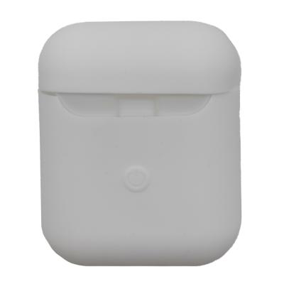 Чехол для Apple AirPods 2 силиконовый с вырезом (белый) цвет №10