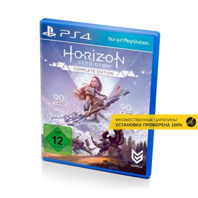 Horizon Zero Dawn Complete Edition (PS4/PS5, б/у, рус., множ.царап., устанавливается на 100%)