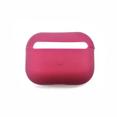 Чехол для Apple Airpods Pro силиконовый (красный) №2