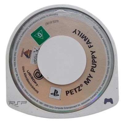 Petz - My Puppy Family (PSP, б/у, рус., без бокса)