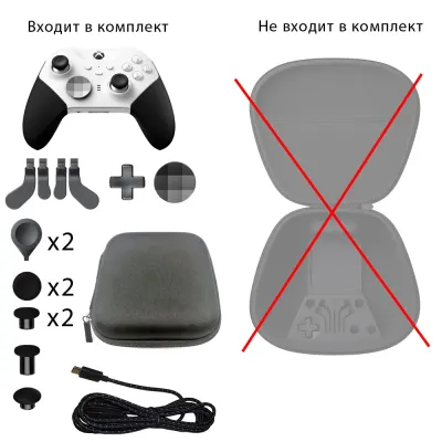 Геймпад Microsoft Xbox Elite Wireless Controller Series 2 Core (4IK-00002) (Белый, расширенная верс)