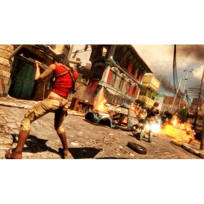Uncharted 2 Among Thieves Platinum (PS3, б/у, рус., без обложки, множ.царап.)