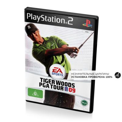 Tiger Woods PGA Tour 09 (PS2, б/у, незнач.царап., устанавливается на 100%)