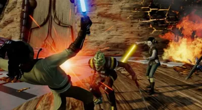 Kinect Star Wars (Xbox 360, рус., витринный образец)