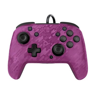 Геймпад проводной PDP для Nintendo Switch Faceoff Deluxe + Audio Wired Controller (Purple)