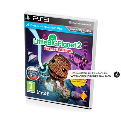 LittleBigPlanet 2 Расширенное Издание (PS3, б/у, рус., незнач.царап., устанавливается на 100%)