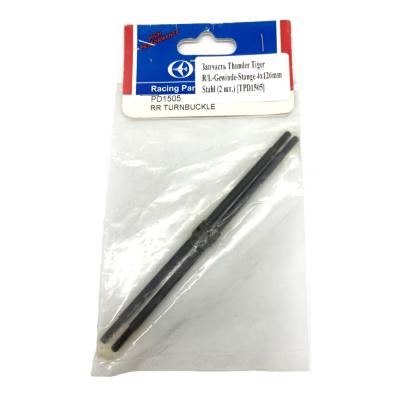 Запчасть Thunder Tiger R/L-Gewinde-Stange 4x126mm Stahl (2 шт.) TPD1505