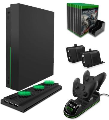 Вертикальный стэнд XB1X Game accessouries Kit 4 в 1 (IV-SW18143) OIVO