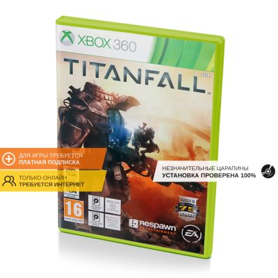 Titanfall (Xbox 360, б/у, рус., незнач.царап., устанавливается на 100%)