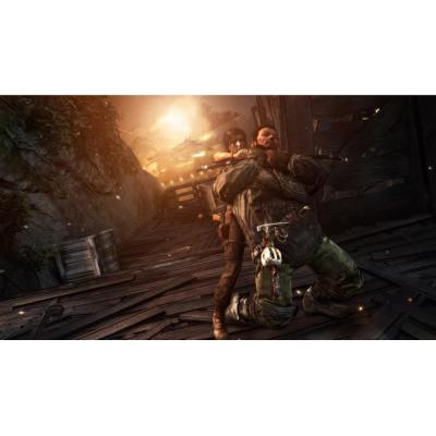 Tomb Raider (Xbox 360, б/у, без обложки, множ.царап., только польский язык)