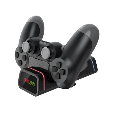 Зарядная станция для 2-х геймпадов Playstation DualShock DOBE (TP4-19005) (PS4)