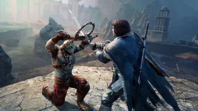 Middle-Earth Shadow of Mordor / Средиземье Тени Мордора (PS4/PS5, б/у, рус.)