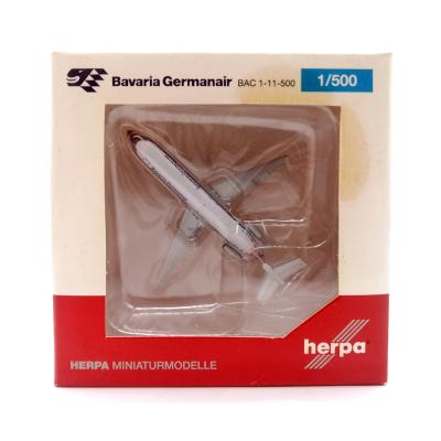 Модель самолета Herpa Wings 524179 Bavaria Germanair BAC 1-11-500 D-ANUE 1:500