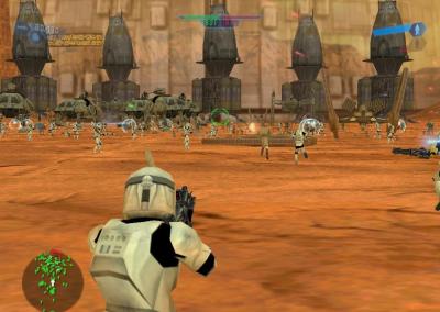 Star Wars Battlefront Platinum (PS2, б/у, только немецкий язык)