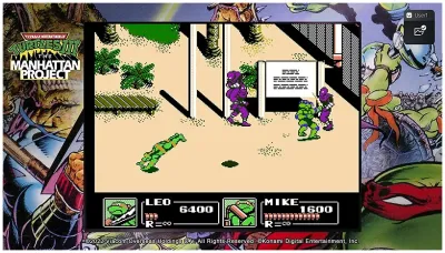 Teenage Mutant Ninja Turtles The Cowabunga Collection (Nintendo Switch, витринный образец)
