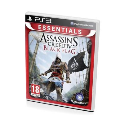 Assassins Creed IV (4) Черный флаг Essentials (PS3, б/у, рус.)