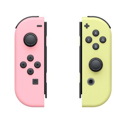 Nintendo Switch Набор 2 Контроллера Joy-Con (пастельный розовый / пастельный желтый)