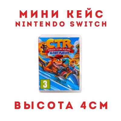 Crash Team Racing Nitro-Fueled (Nintendo Switch, б/у) в мини боксе