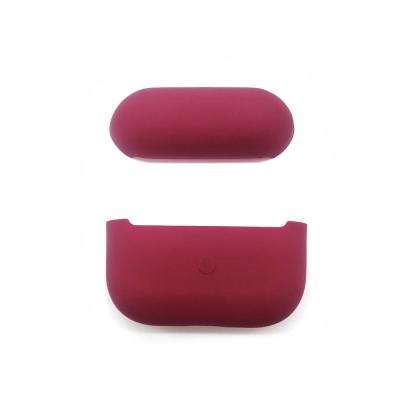 Чехол для Apple Airpods Pro силиконовый (красный) №2