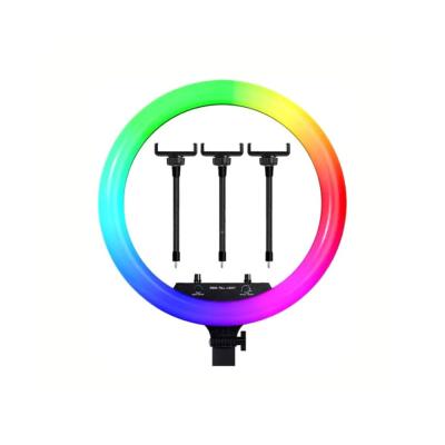 Кольцевая лампа RGB MJ18 (45 см) (Без штатива)