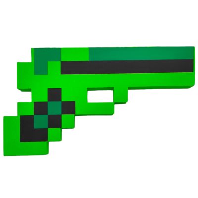 Игрушка Майнкрафт пистолет зеленый