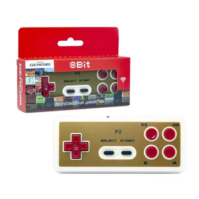 Джойстик беспроводной 8 Bit Retro Genesis Controller (P2)