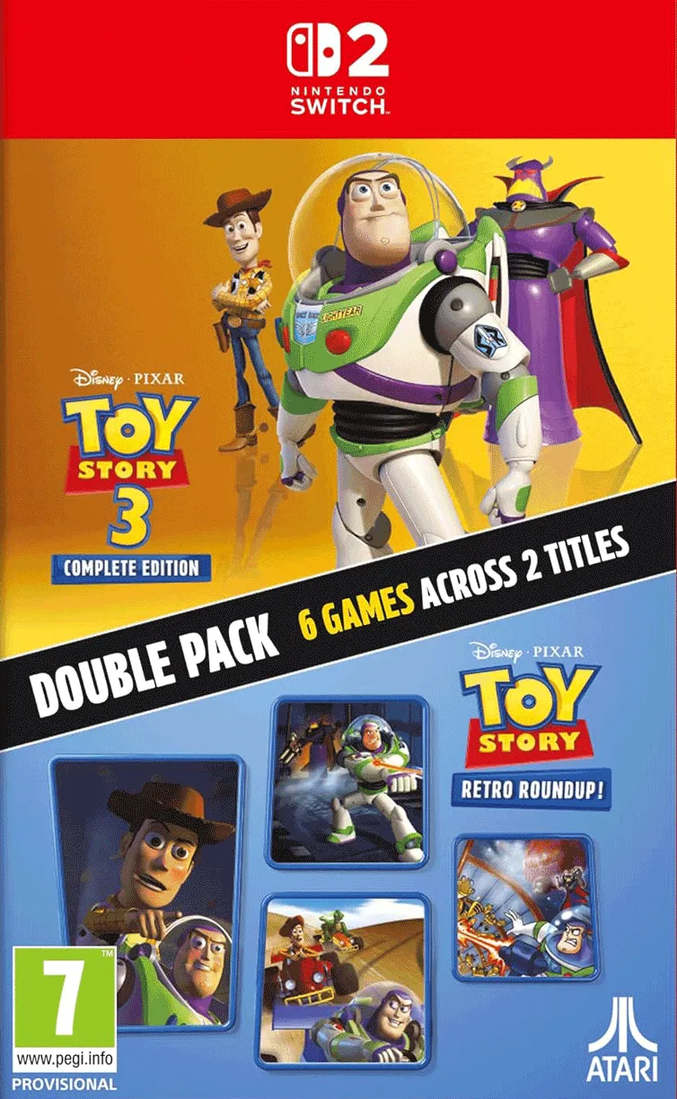 Toy Story Retro Roundup! + Toy Story 3 Complete Edition Double Pack (Nintendo Switch 2, рус.)